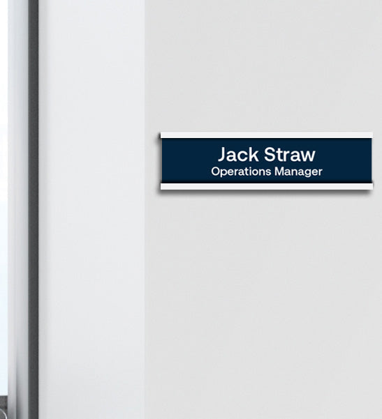 Poster Paper Name Plate and Mount