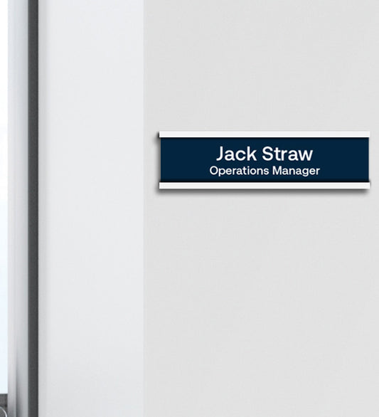 Poster Paper Name Plate and Mount