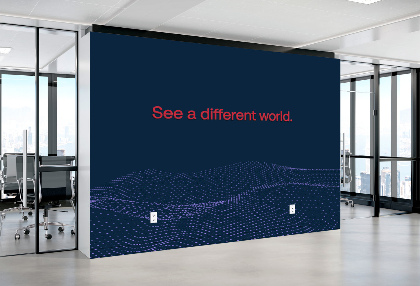 Dot Matrix - Wall Wrap