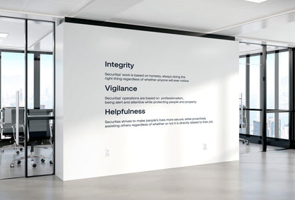 Integrity, Vigilance, Helpfulness